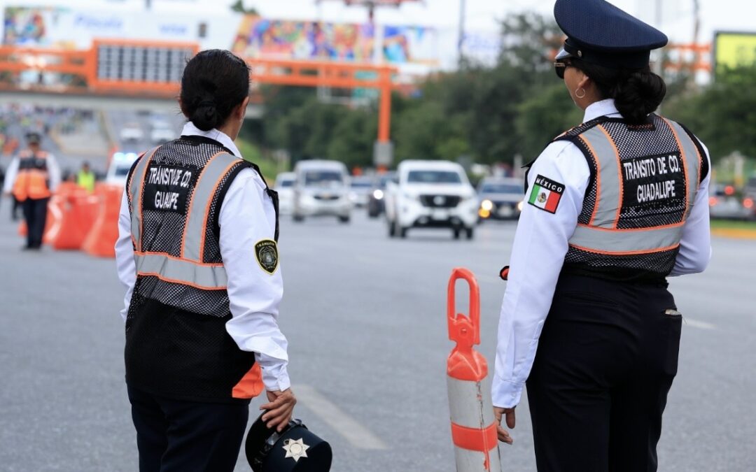 Alista Guadalupe operativo vial para el Clásico Regio