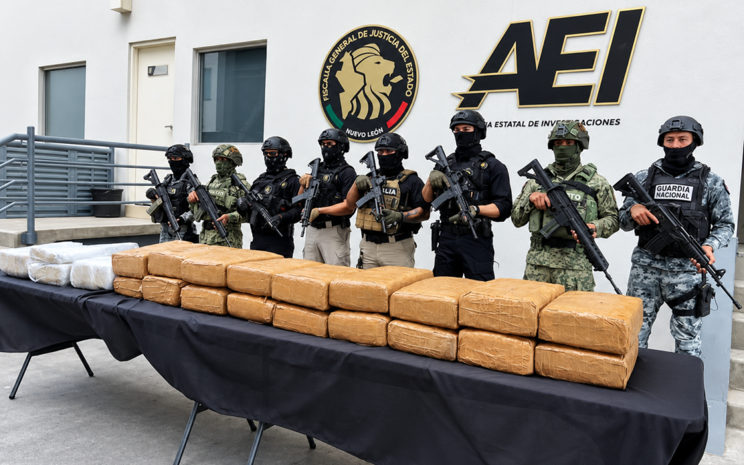 Aseguran más de 220 kilos de marihuana en cateo en la colonia Independencia